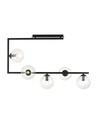 Soma 5 Sort/Transparent loftslampe - Ø14 cm, E14, 230V, uden lyskilde