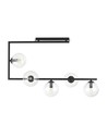 Soma 5 Sort/Transparent loftslampe - Ø14 cm, E14, 230V, uden lyskilde