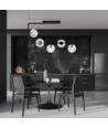 Soma 5 Sort/Transparent loftslampe - Ø14 cm, E14, 230V, uden lyskilde