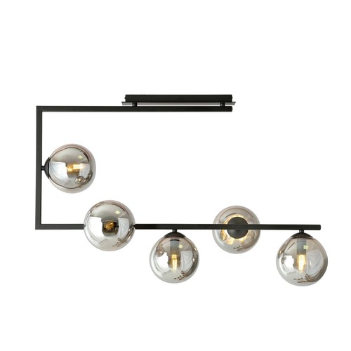 Soma 5 Sort/Grafit loftslampe - Ø14 cm, E14, 230V, uden lyskilde