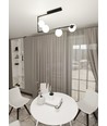 Soma 4 Sort/Opal loftslampe - Ø14 cm, E14, 230V, uden lyskilde