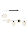 Soma 5 Sort/Opal loftslampe - Ø14 cm, E14, 230V, uden lyskilde