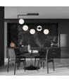 Soma 5 Sort/Opal loftslampe - Ø14 cm, E14, 230V, uden lyskilde