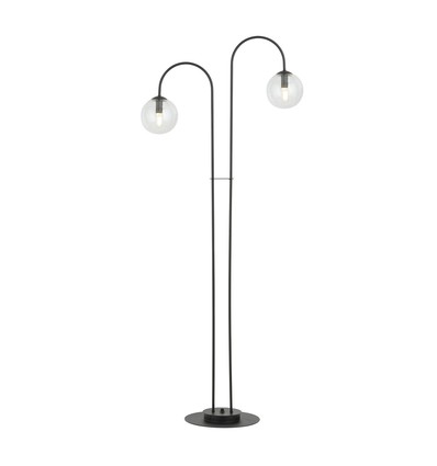 Archi LP2 Sort/Transparent lysekrone - Ø14 cm, E14, 230V, uden lyskilde
