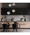 Archi 4B Sort/Grafit lysekrone - Ø14 cm, E14, 230V, uden lyskilde