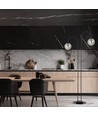 Archi LP2 Sort/Grafit lysekrone - Ø14 cm, E14, 230V, uden lyskilde