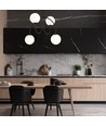Archi 4A Sort/Opal lysekrone - Ø14 cm, E14, 230V, uden lyskilde