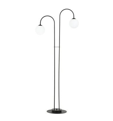 Archi LP2 Sort/Opal lysekrone - Ø14 cm, E14, 230V, uden lyskilde