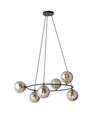 Azura 6 Sort/Grafit pendellampe - Ø14 cm, E14, 230V, uden lyskilde