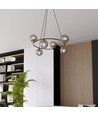 Azura 6 Sort/Grafit pendellampe - Ø14 cm, E14, 230V, uden lyskilde