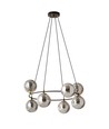 Azura 8 Sort/Grafit pendellampe - Ø14 cm, E14, 230V, uden lyskilde