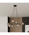 Azura 8 Sort/Grafit pendellampe - Ø14 cm, E14, 230V, uden lyskilde