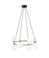 Azura 8 Sort/Opal pendellampe - Ø14 cm, E14, 230V, uden lyskilde