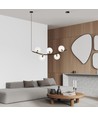 Ritz 5 Sort/Transparent pendellampe - Ø14 cm, E14, 230V, uden lyskilde