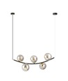 Ritz 5 Sort/Grafit pendellampe - Ø14 cm, E14, 230V, uden lyskilde