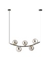 Ritz 5 Sort/Grafit pendellampe - Ø14 cm, E14, 230V, uden lyskilde
