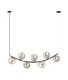 Ritz 7 Sort/Grafit pendellampe - Ø14 cm, E14, 230V, uden lyskilde