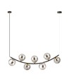 Ritz 7 Sort/Grafit pendellampe - Ø14 cm, E14, 230V, uden lyskilde