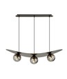 Aura 3 Sort/Grafit pendellampe - Ø14 cm, E14, 230V, uden lyskilde