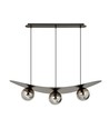 Aura 3 Sort/Grafit pendellampe - Ø14 cm, E14, 230V, uden lyskilde