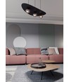 Aura 3 Sort/Grafit pendellampe - Ø14 cm, E14, 230V, uden lyskilde