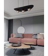Aura 3 Sort/Grafit pendellampe - Ø14 cm, E14, 230V, uden lyskilde