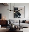 Aura 3 Sort/Grafit pendellampe - Ø14 cm, E14, 230V, uden lyskilde