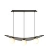 Aura 3 Sort/Opal pendellampe - Ø14 cm, E14, 230V, uden lyskilde