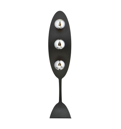 Aura LP3 Sort/Grafit gulvlampe - Ø14 cm, E14, 230V, uden lyskilde