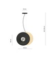 Soho 2 Sort/Grafit pendellampe - Ø14 cm, E14, 230V, uden lyskilde