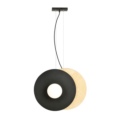 Soho 2 Sort/Opal pendellampe - Ø14 cm, E14, 230V, uden lyskilde