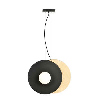 Soho 2 Sort/Opal pendellampe - Ø14 cm, E14, 230V, uden lyskilde