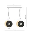 Soho 4 Sort/Grafit pendellampe - Ø14 cm, E14, 230V, uden lyskilde
