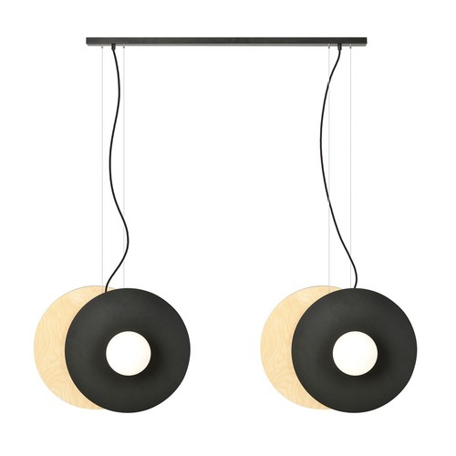 Soho 4 Sort/Opal pendellampe - Ø14 cm, E14, 230V, uden lyskilde