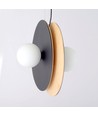 Soho 4 Sort/Opal pendellampe - Ø14 cm, E14, 230V, uden lyskilde