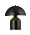 Kava LN1 Sort bordlampe - Ø30 cm, E27, 230V, uden lyskilde