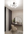 Roma 6 Sort/Opal loftslampe - Ø14 cm, E14, 230V, uden lyskilde