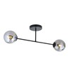 Roma 2 Sort/Grafit loftslampe - Ø14 cm, E14, 230V, uden lyskilde