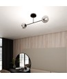 Roma 2 Sort/Grafit loftslampe - Ø14 cm, E14, 230V, uden lyskilde