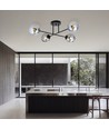 Roma 4 Sort/Grafit loftslampe - Ø14 cm, E14, 230V, uden lyskilde