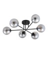Roma 6 Sort/Grafit loftslampe - Ø14 cm, E14, 230V, uden lyskilde
