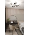 Roma 6 Sort/Grafit loftslampe - Ø14 cm, E14, 230V, uden lyskilde