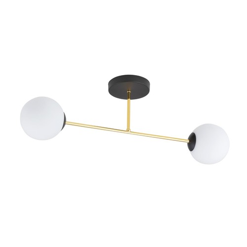 Magnum 2 Sort/Opal loftslampe - Ø14 cm, E14, 230V, uden lyskilde