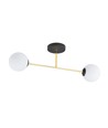 Magnum 2 Sort/Opal loftslampe - Ø14 cm, E14, 230V, uden lyskilde