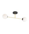 Magnum 2 Sort/Opal loftslampe - Ø14 cm, E14, 230V, uden lyskilde