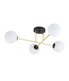 Magnum 4 Sort/Opal loftslampe - Ø14 cm, E14, 230V, uden lyskilde