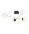 Magnum 4 Sort/Opal loftslampe - Ø14 cm, E14, 230V, uden lyskilde