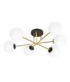 Magnum 6 Sort/Opal loftslampe - Ø14 cm, E14, 230V, uden lyskilde