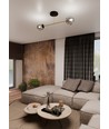 Magnum 2 Sort/Grafit loftslampe - Ø14 cm, E14, 230V, uden lyskilde
