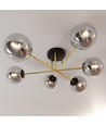 Magnum 6 Sort/Grafit loftslampe - Ø14 cm, E14, 230V, uden lyskilde